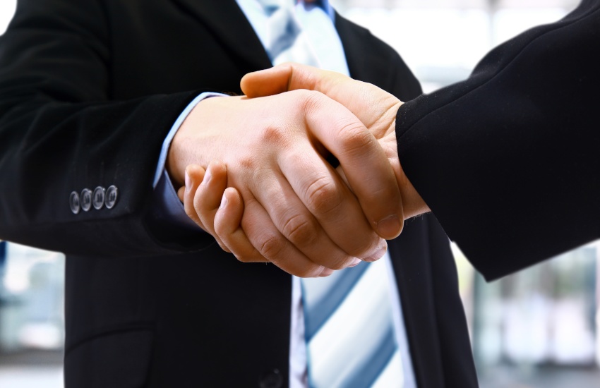 new executive  appointment  handshake