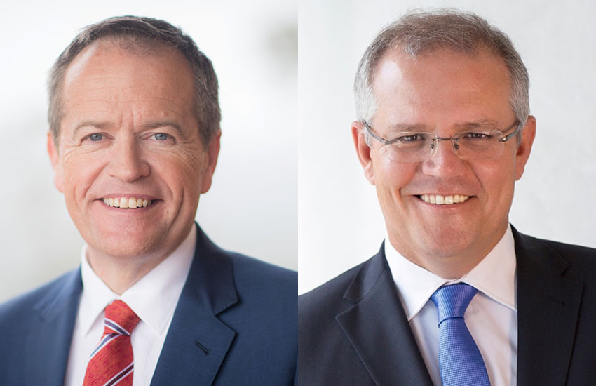 Bill Shorten and Scott Morrison