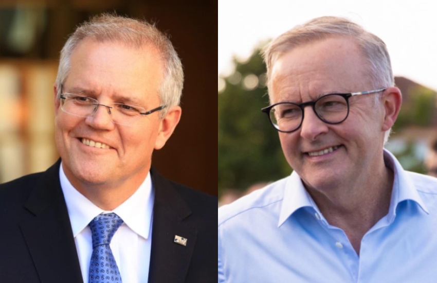 Scott Morrison and Anthony Albanese