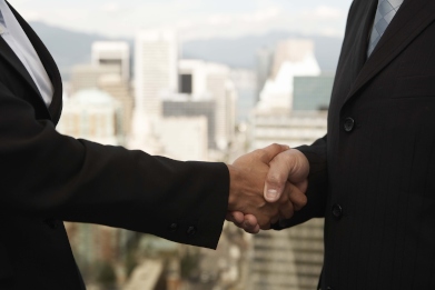 handshake  partnership  collaborates  merge  business people  myob