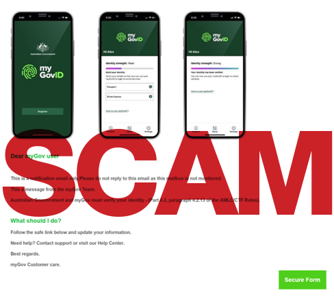 New myGov scam surfaces