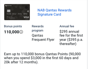 Apply for a Qantas Points Earning Credit Card 